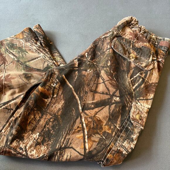 Gamehide Men’s XL Camo Hunting Pants – Insulated Lined Realtree Cargo Outdoor - Picture 8 of 10